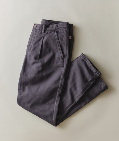 The Rowan Pleated Trouser - Relaxed Fit