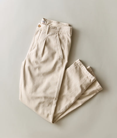 The Rowan Pleated Trouser - Relaxed Fit
