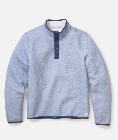 Corbet Quilted Reversible Pullover