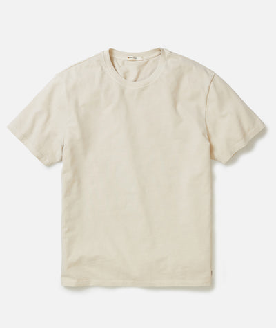 Men's Luxe Jersey Relaxed Tee in Whitecap