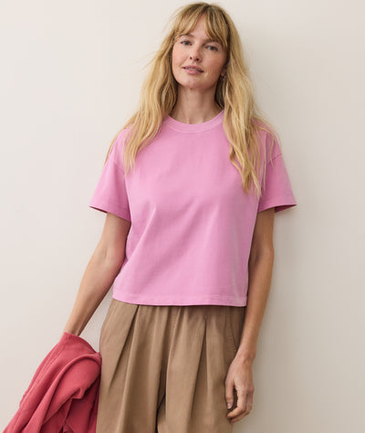 Luxe Sueded Tee