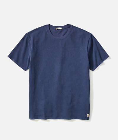 Men's Luxe Jersey Relaxed Tee in Mood Indigo