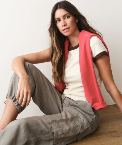 Lexi Rib Ringer Tee