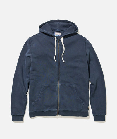 Men's Cloud 9 Fleece Full Zip Hoodie in Mood Indigo