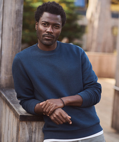 Corbet Quilted Crewneck