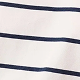 Antique White & Navy Stripe