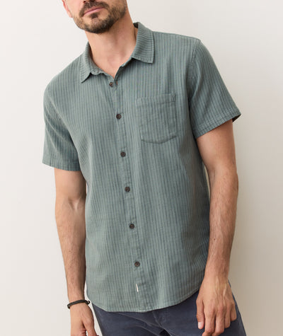 Stretch Selvage Short Sleeve Shirt