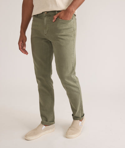5 Pocket Athletic Fit Twill Pant