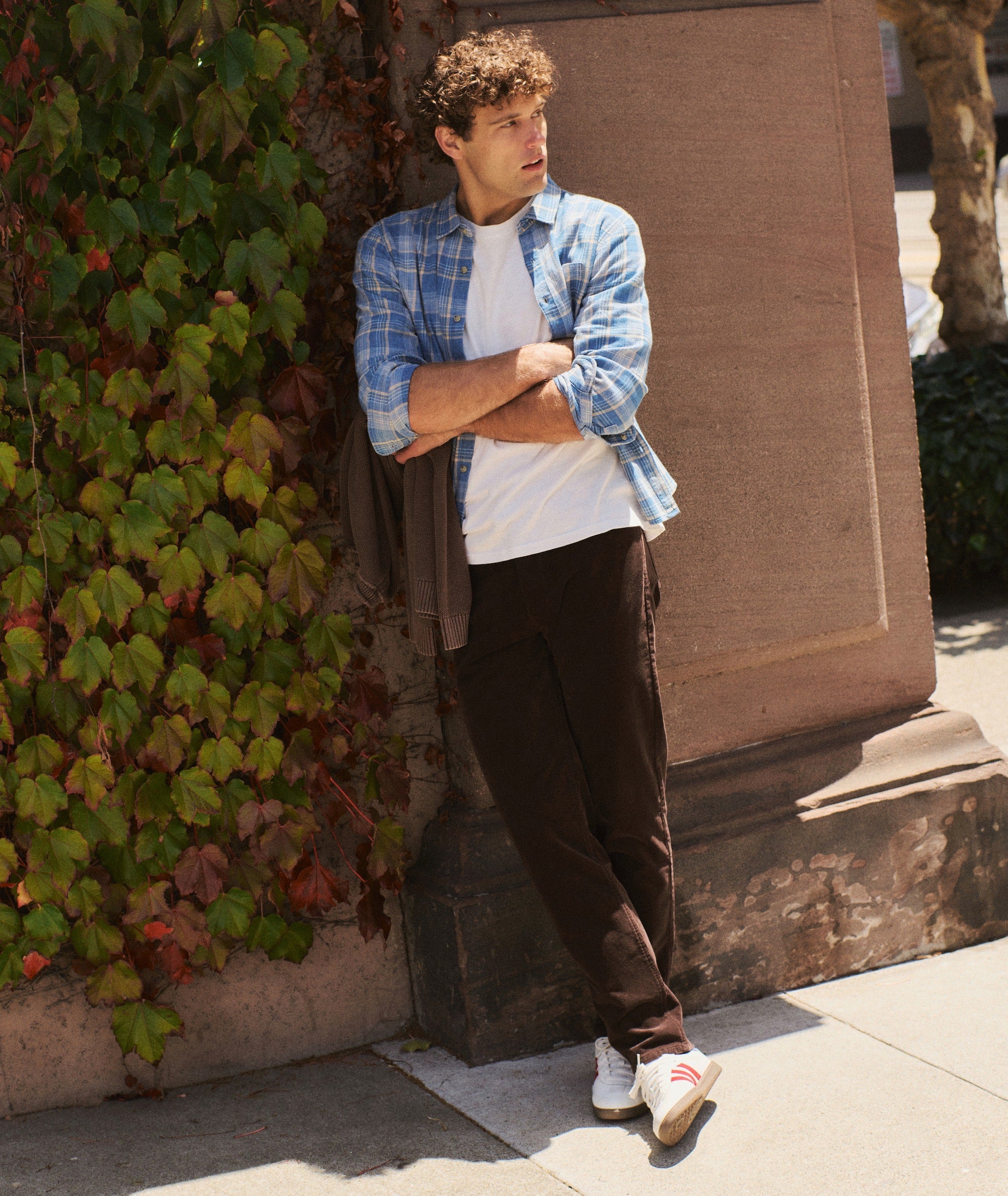 Stretch Selvage Long Sleeve Shirt