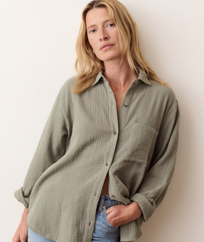 Jane Relaxed Double Cloth Shirt