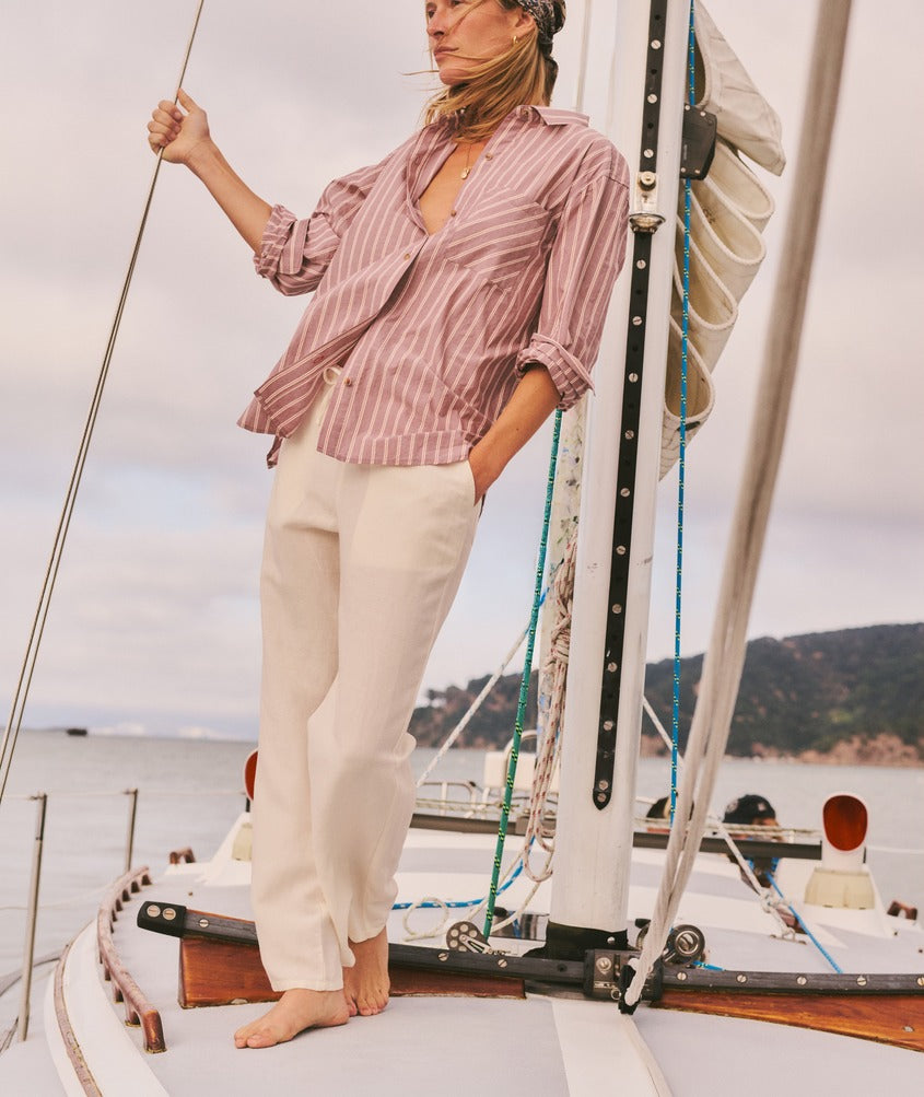 Linen Drawstring Pant