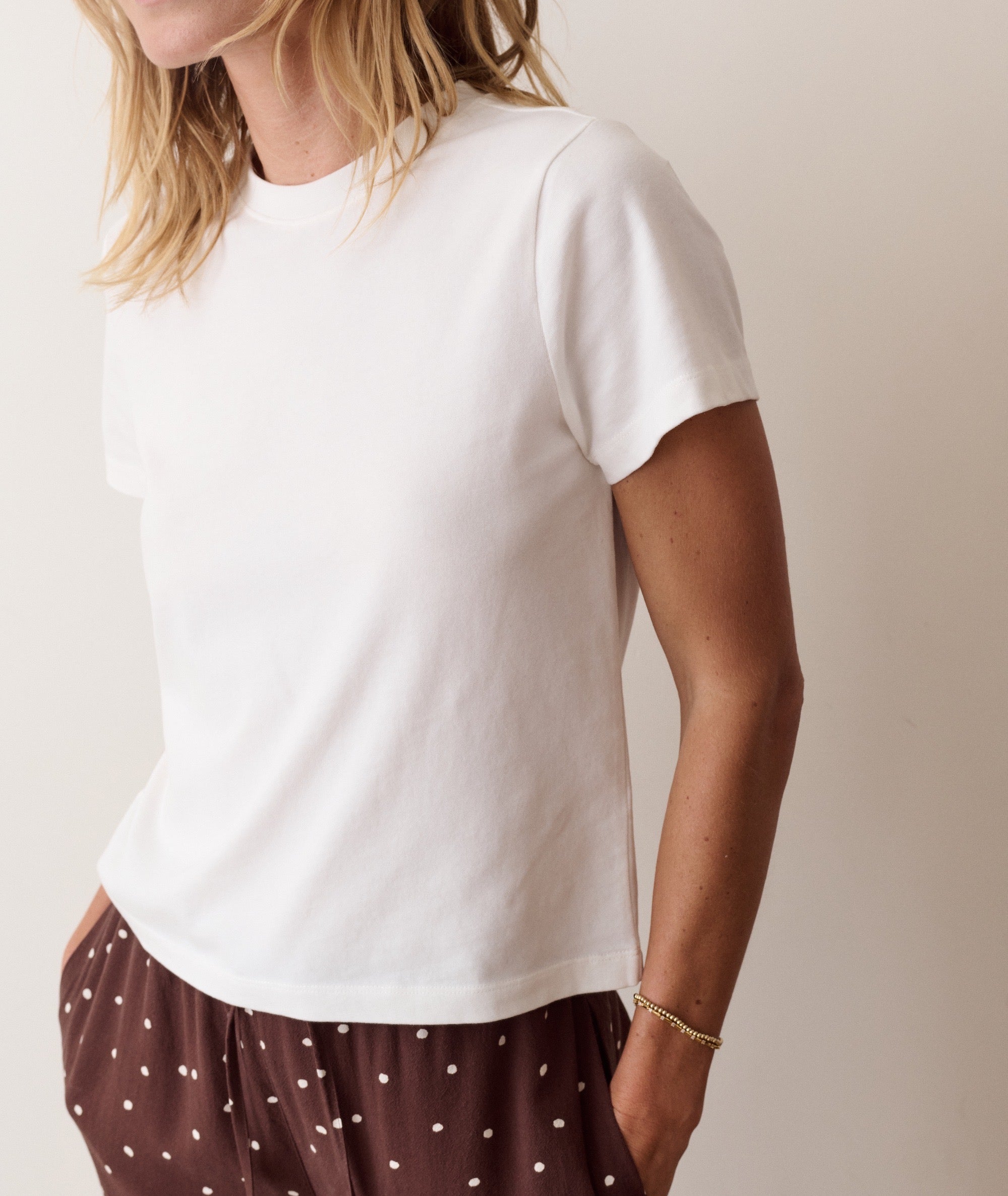 Dream Jersey Shrunken Crew Tee