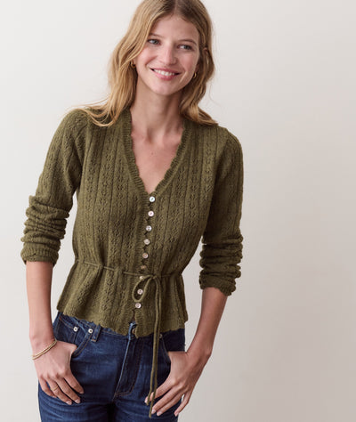 Sophie Pointelle Cardigan