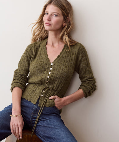 Sophie Pointelle Cardigan
