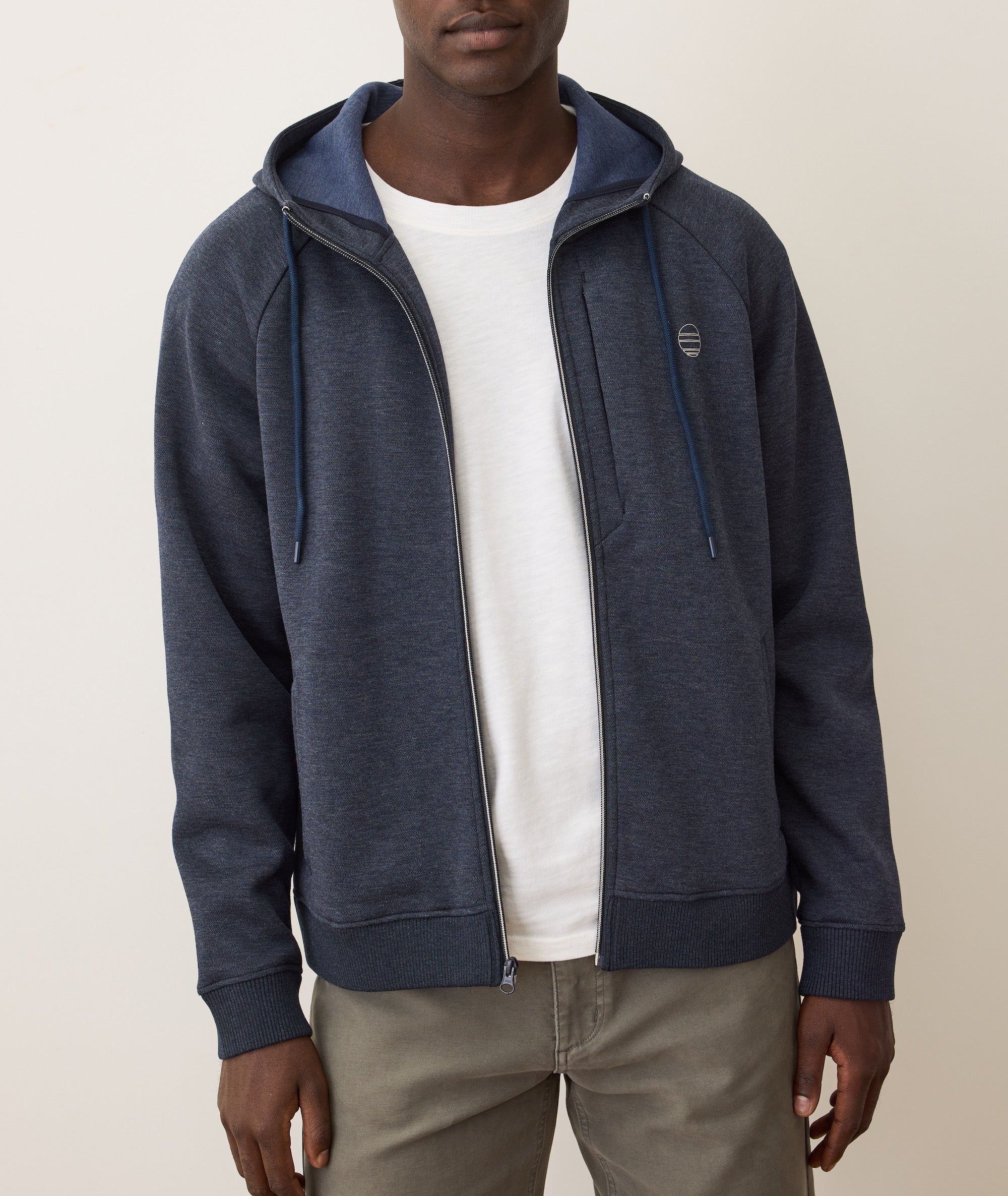 Scuba Knit Zip Hoodie