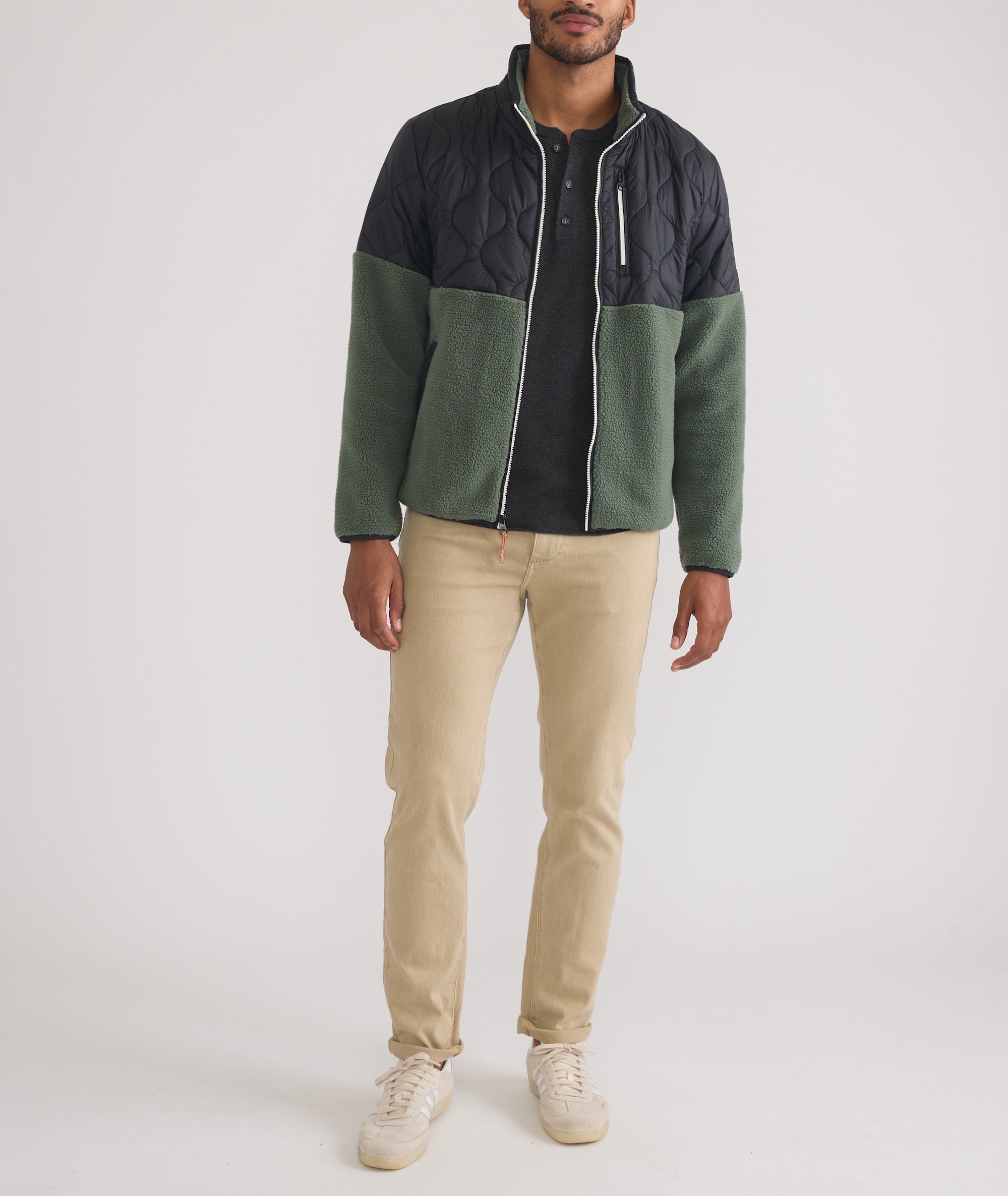 Custom Cut & Sew Bariloche Sherpa Jacket