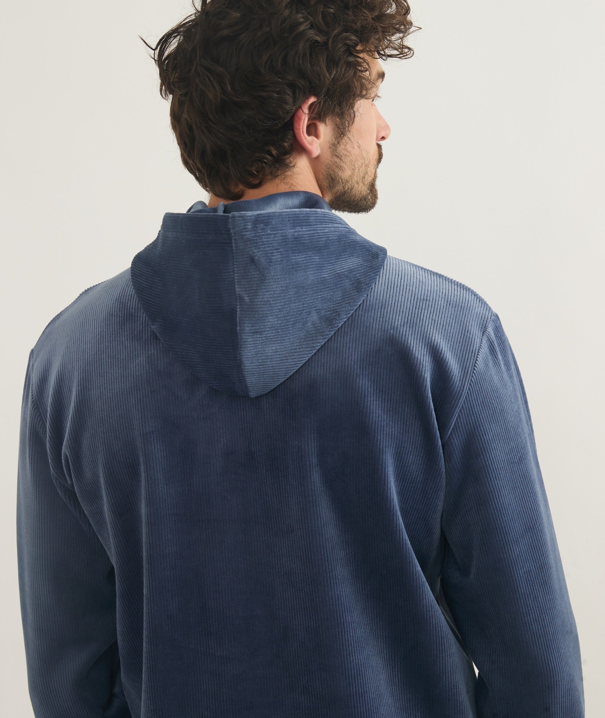 Cord Velour Hoodie