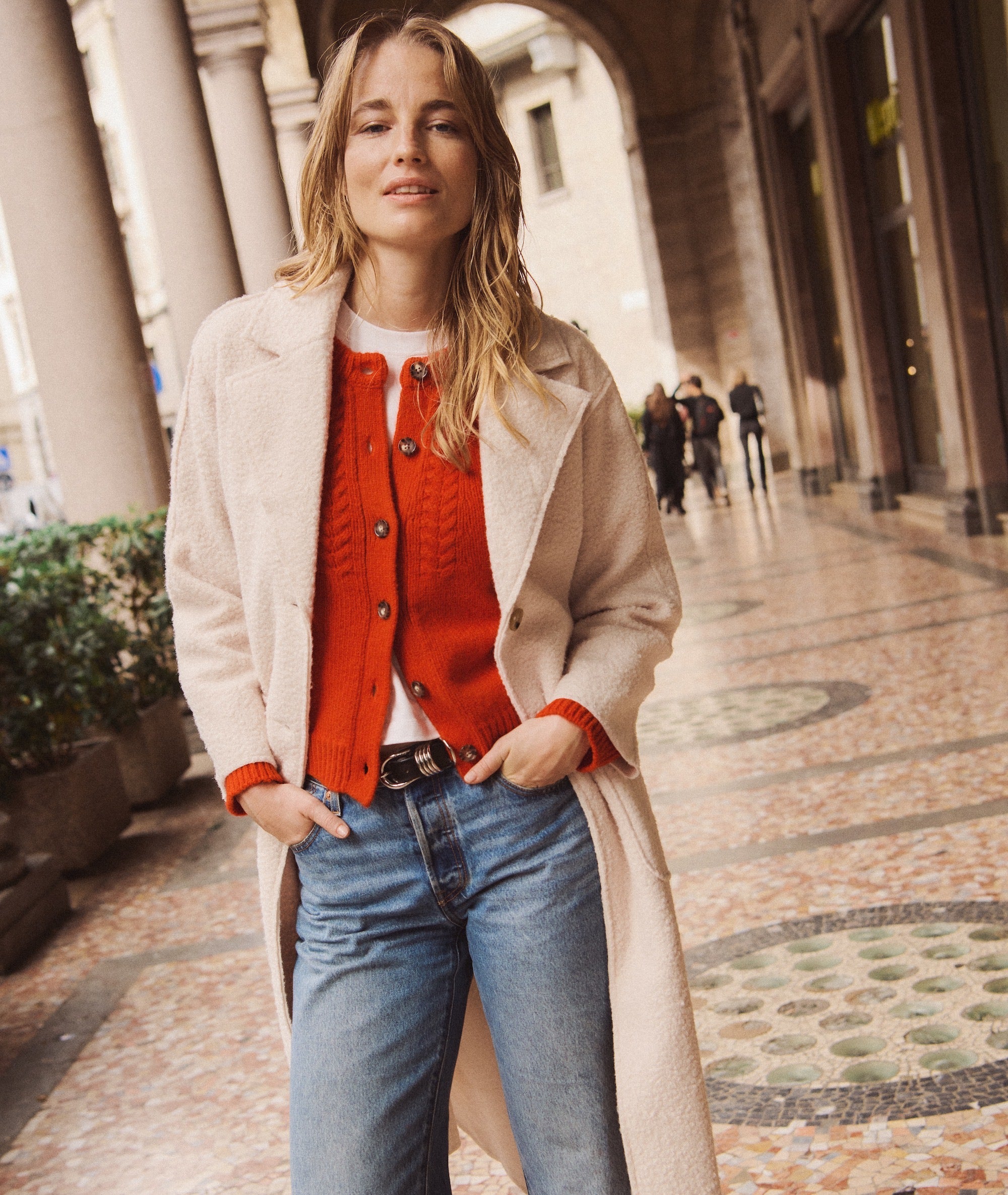 Everly Cable Knit Cardigan
