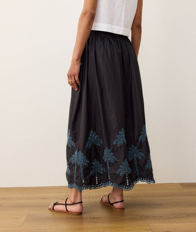 Ryland Eyelet Drawstring Skirt