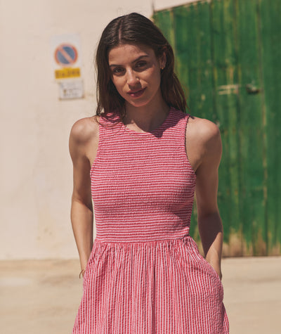Darcy Seersucker Maxi Dress