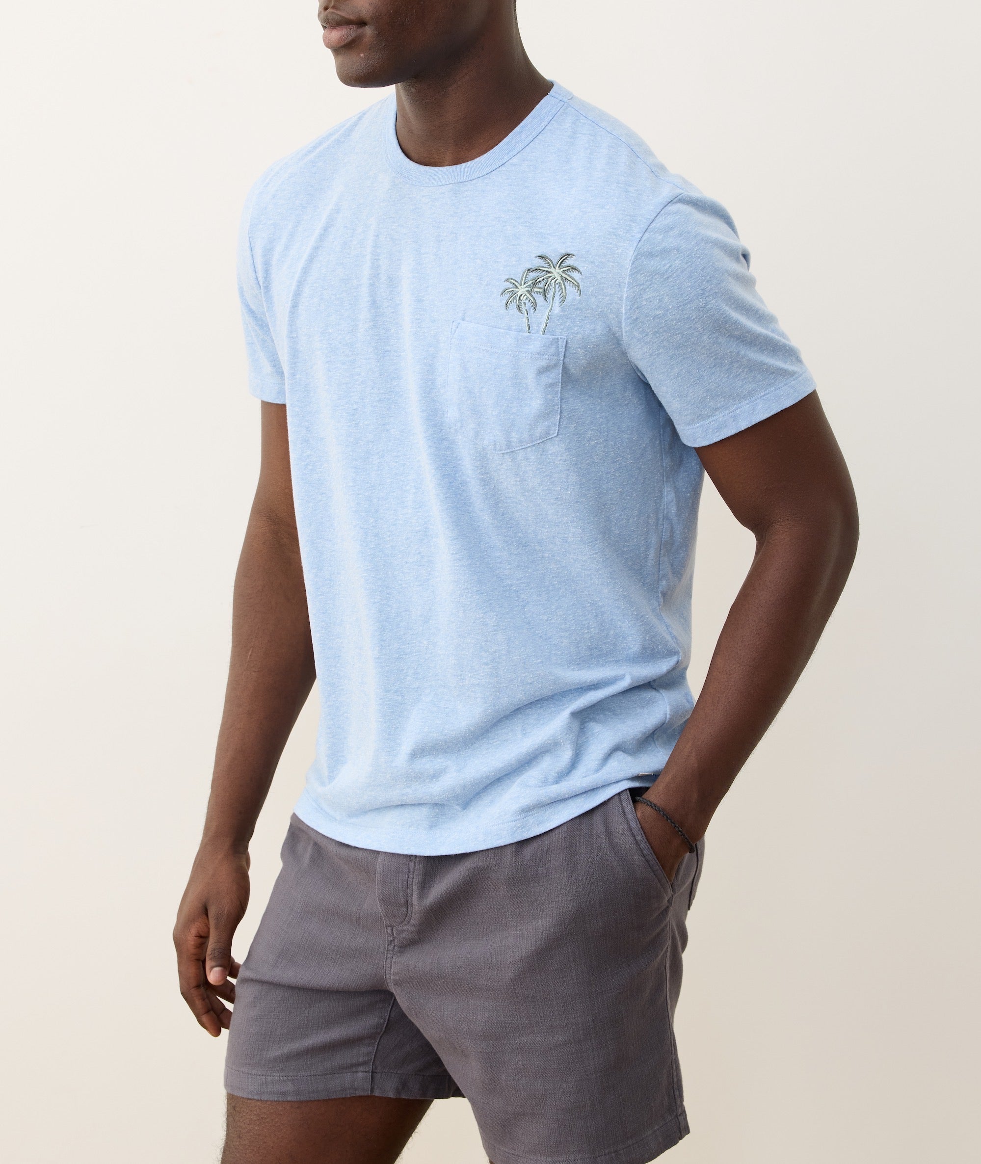 Signature Embroidered Pocket Tee