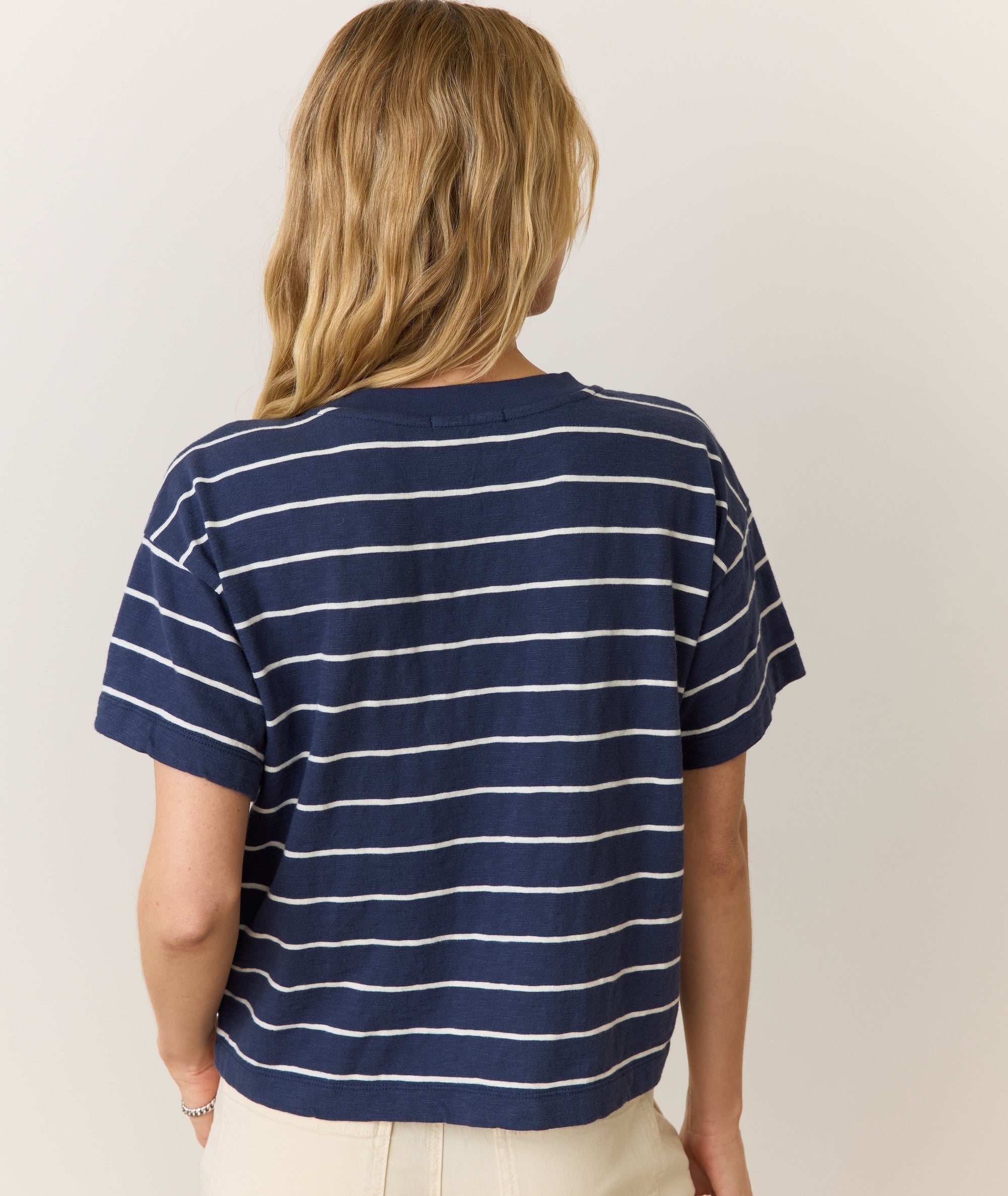 Sadie Vintage Slub Crop Tee