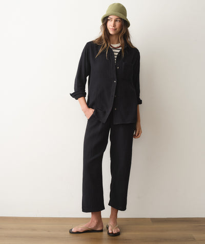 Jane Relaxed Double Cloth Shirt