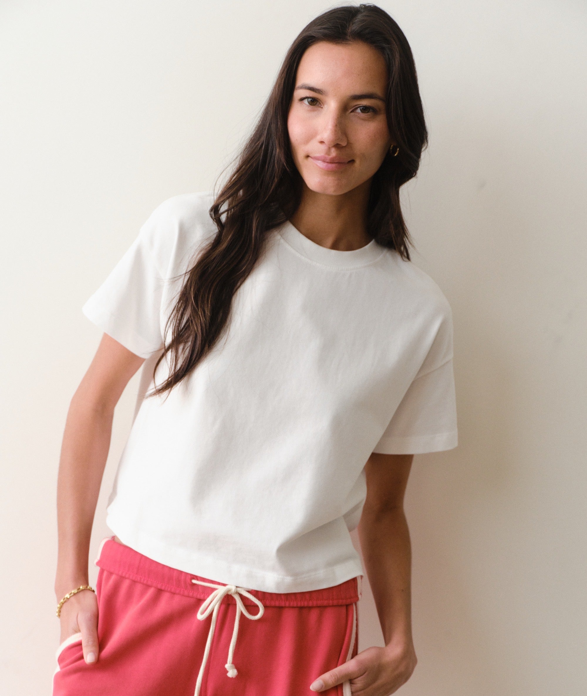 Luxe Sueded Tee