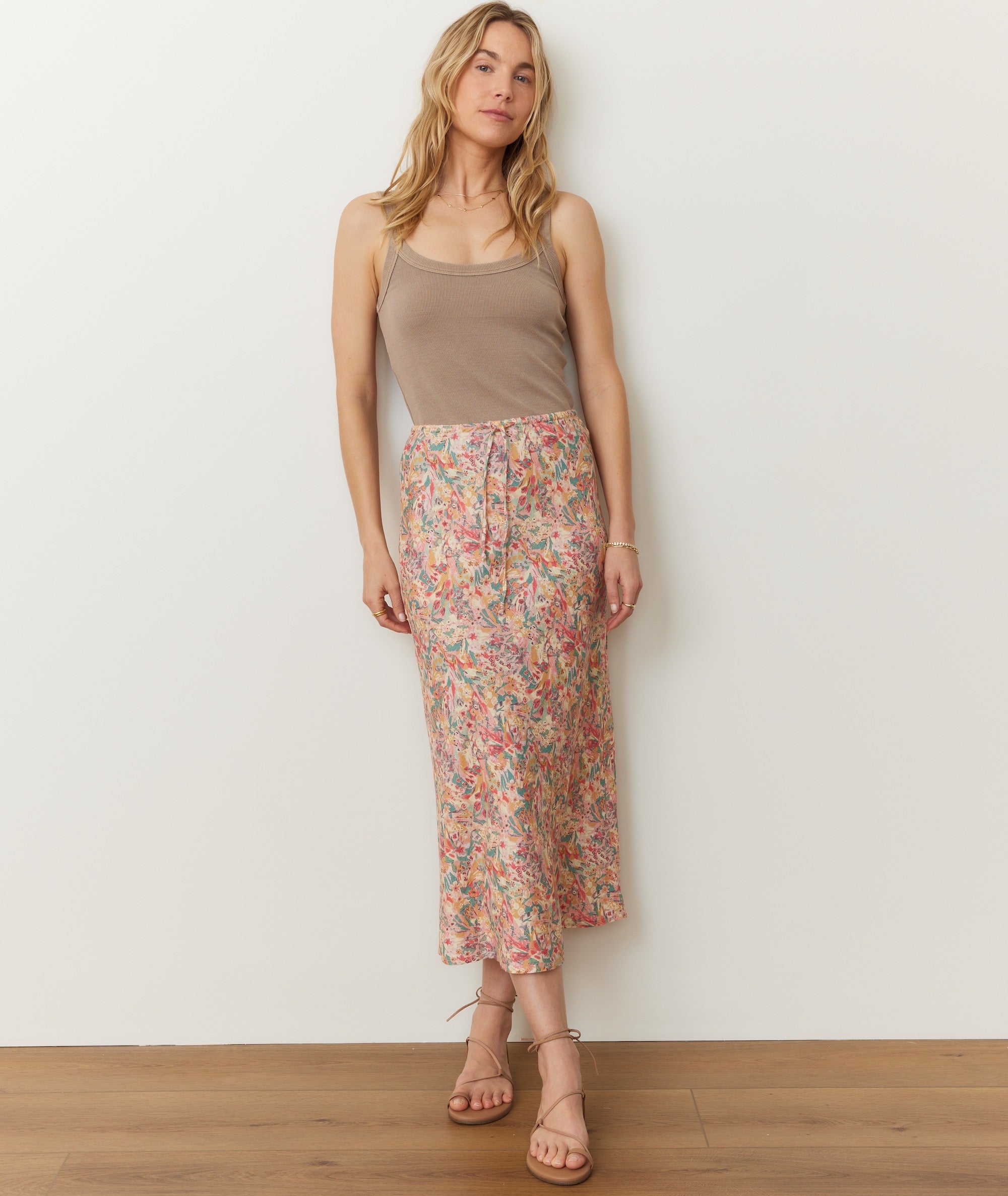 Avery Hemp Midi Skirt
