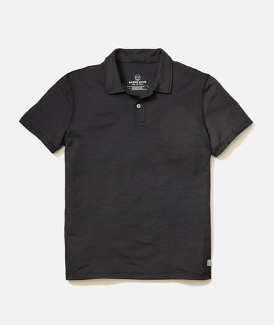 Men's Re-Spun Air Polo in Black