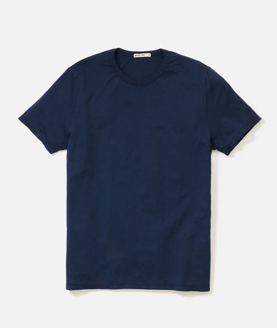 Men's Signature Crew Tee in True Navy